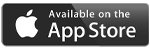 przycisk z logo apple app store przenoszący do pobrania aplikacji dla urządzeń apple